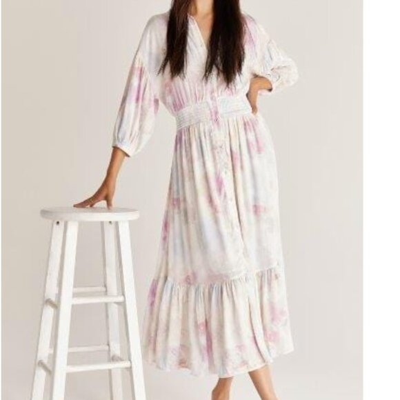 Z Supply Tanya Blurred Maxi Dress, size Medium - Picture 2 of 7